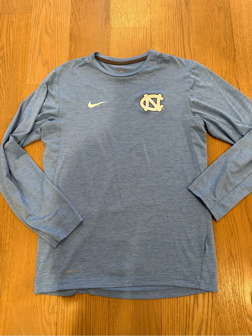 Nike Light Blue Dri-FIT Performance Tee UNC University of North Carolina